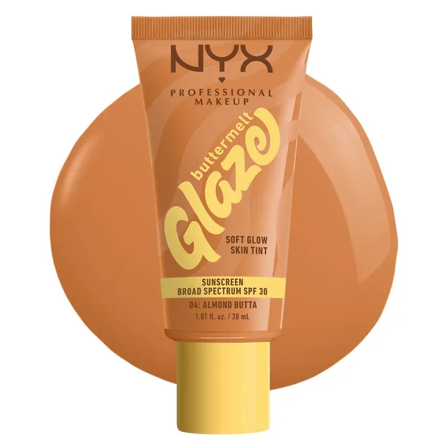 NYX Buttermelt Glaze Soft Glow Skin Tint SPF30 No.04 Almond Butta 30ml