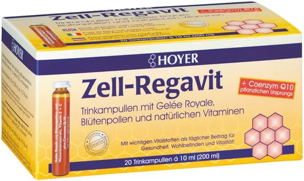 Vedel toidulisand ZELL-REGAVIT mesilaspiima, õietolmu ja vitamiinidega