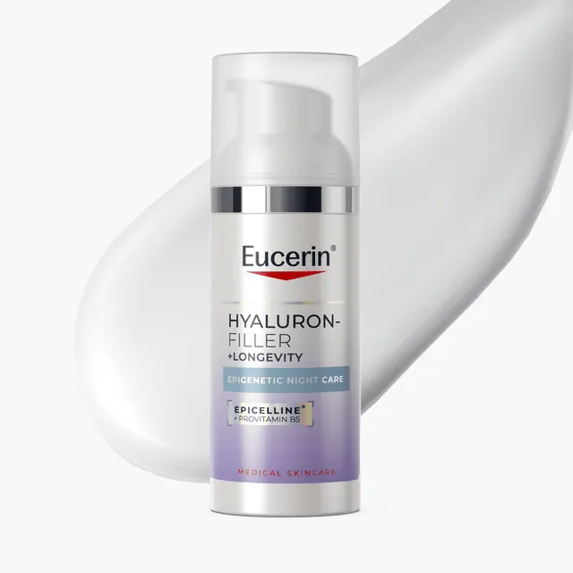 EUCERIN HYALURON-FILLER + LONGEVITY EPIGENETIC ÖÖKREEM 50ML
