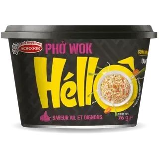 Hello küüslaugu- ja sibulamaitselised riisinuudlid 76g