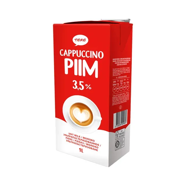 Tere Kõrgkuumutatud cappuccino piim 3,5%, 1 l