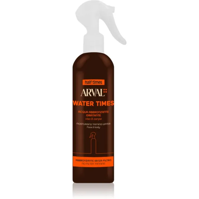 Arval Half Times Moisturising Tanning Water Värskendav pihusti päevituse kestvuse pikendamiseks 300 ml