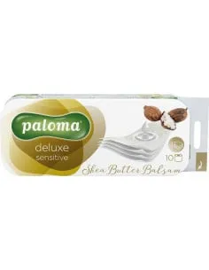 Paloma tualettpaber Sensitive sheavõi 10 rulli 4-kihiline