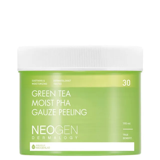 NEOGEN DERMALOGY Green Tea Moist PHA Gauze Peeling Pads 190ml