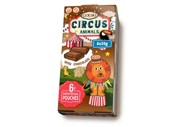 Küpsis šok.maits.Animals Circus 6x20g