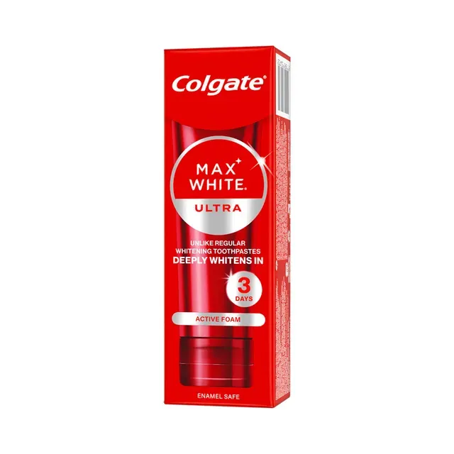 Hambapasta Max White Ultra Active Foam, COLGATE, 50 ml