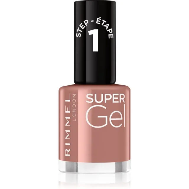 Rimmel Super Gel Geelküünelakk ilma UV / LED-lampide kasutamiseta varjund 033 R&B Rose 12 ml