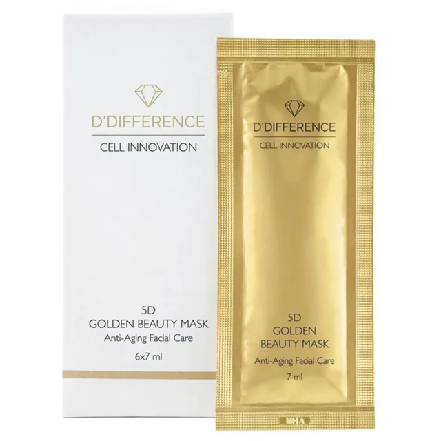D´DIFFERENCE Cell Innovation 5D Golden Beauty Mask 6x7ml