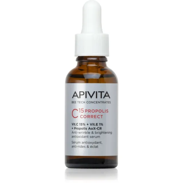 Apivita Bee Tech Concentrates C15 Propolis Correct Serum Antioksüdantne nägu pinguldav seerum 30 ml