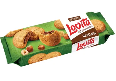 Küps.ROSHEN Lovita pähklikreemiga 127g