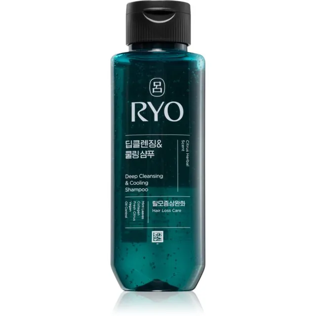 RYO Deep Cleansing & Cooling Shampoo Sügavpuhastav šampoon jahutava toimega 180 ml