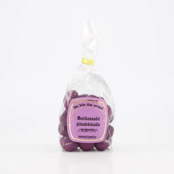 Mustikamaitseline mandel Belgia šokolaadis180g