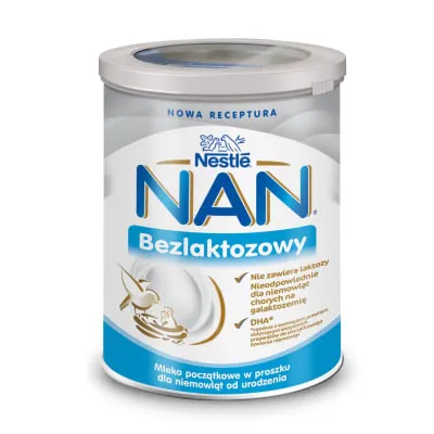 Piimasegu lastele laktoosivaba NAN, 400g