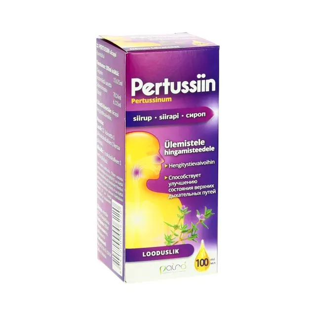 Pertussin siirup, PAIRA, 100 ml
