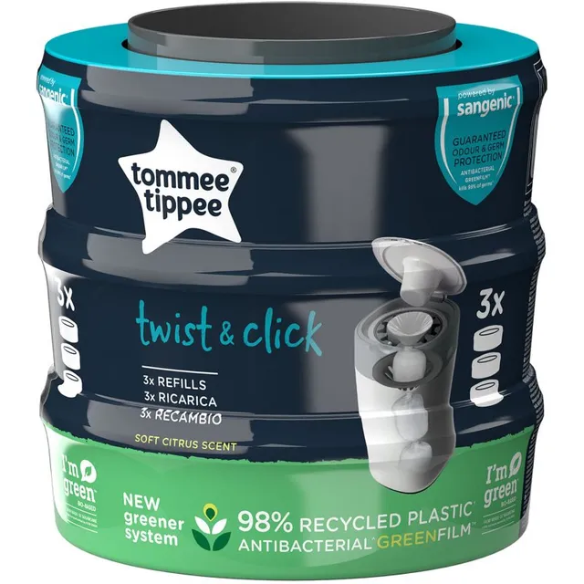 Tommee Tippee Twist & Click varukassett 3 tk