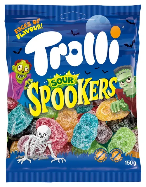 Trolli kummikommid Sour Spookers 150g