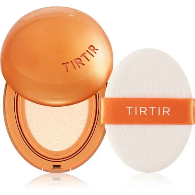 TIRTIR Mask Fit AI Filter Cushion Kauapüsiv jumestuskreemikäsn mati efektiga varjund 15C Fair Porcelain 18 g