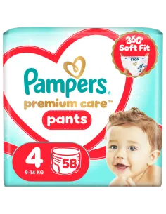 Pampers Premium Care Pants püksmähkmed suurus 4 (58 tk)
