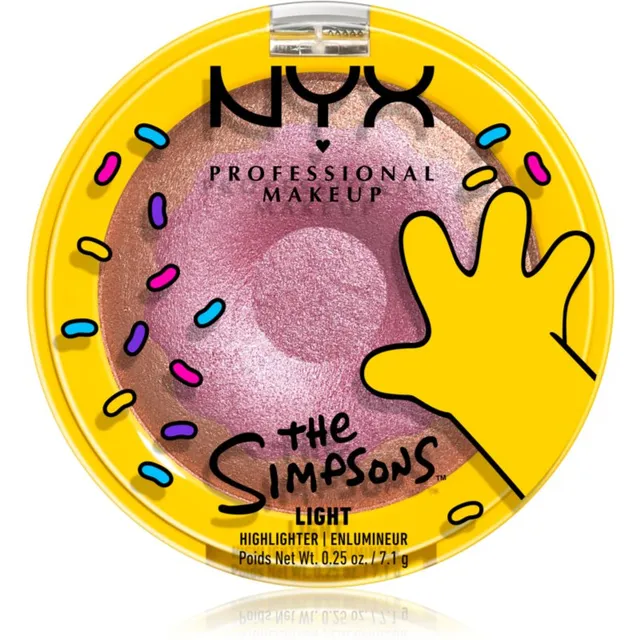NYX Professional Makeup The Simpsons Highlighter Esiletõstja varjund Donut Mind If I Do 7.1 g