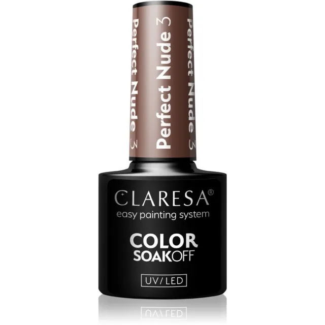 Claresa SoakOff UV/LED Color Perfect Nude Geelküünelakk varjund 3 5 g