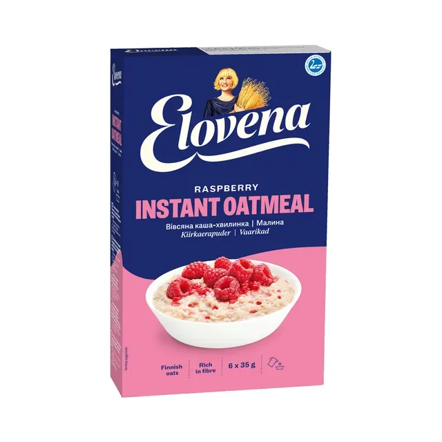 Kiirkaerapuder vaarikatega, ELOVENA, 6x35 g