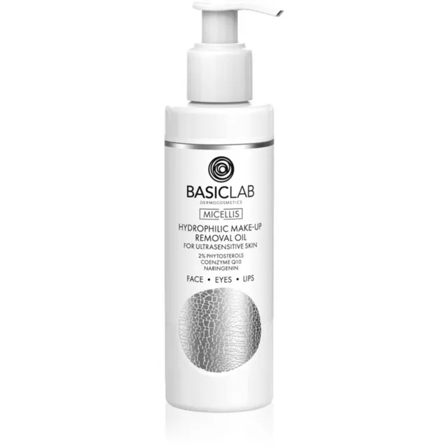 BasicLab Dermocosmetics Micellis Puhastusõli meigi eemaldamiseks väga tundlikule nahale 200 ml