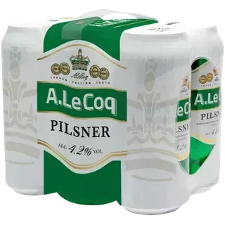 Õlu Pilsner 6-pakk, A. LE COQ, 6 x 500ml