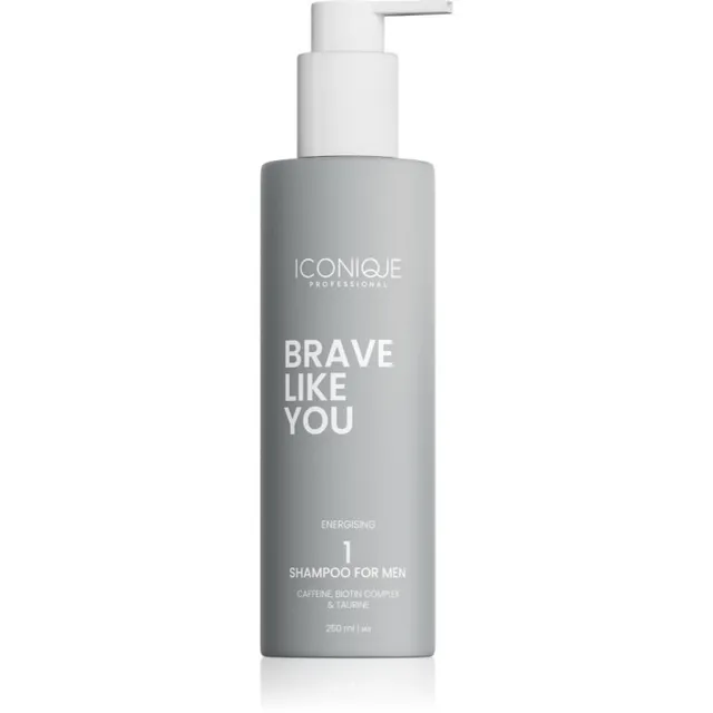 ICONIQUE Professional BRAVE LIKE YOU Energising Shampoo Energiat andev šampoon meestele 250 ml