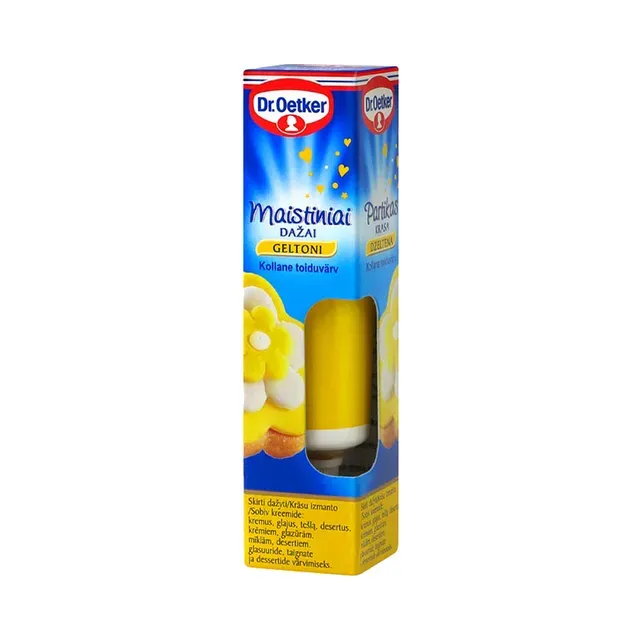 Geeltoiduvärv kollane, DR.OETKER, 10 g