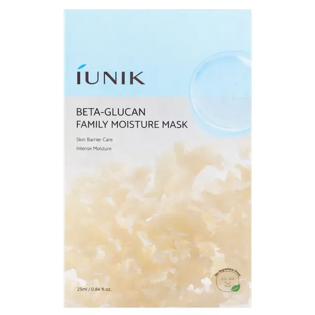 IUNIK Beta-Glucan Family Moisture Sheet Mask 25ml