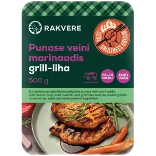 Rakvere Grill-Liha Punase Veini Marinaadis 500G