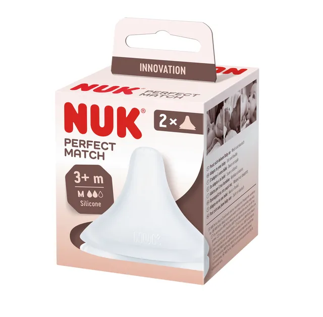 NUK PERFECT MATCH PUDELILUTT SILIK. M (3+KUUD) N2