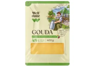 Juust Gouda WELL DONE viilutatud, 400g