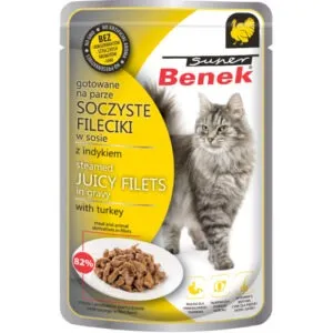 Super Benek Steamed Juicy Filets in Gravy Turkey kassikonserv 85g