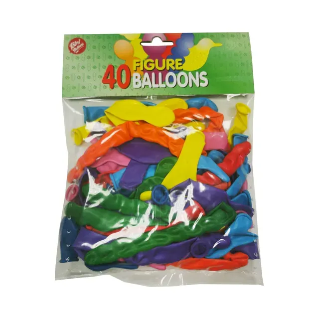 Õhupallid, 40 erinevat figuuri, VIBORG, 40 tk