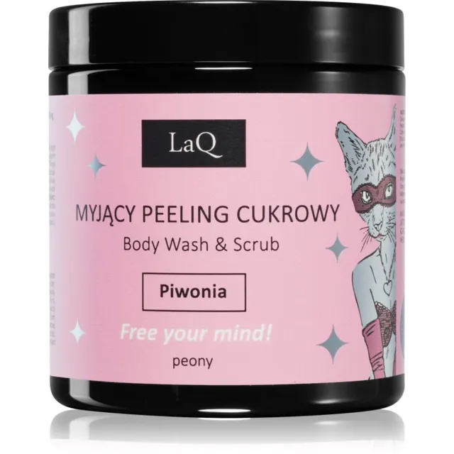 LaQ Kitten Peony Puhastav koorimine kehale 220 g