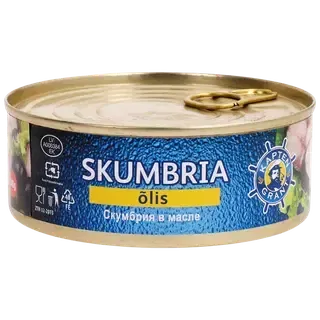 Kapten Grant skumbria õlis 240 g