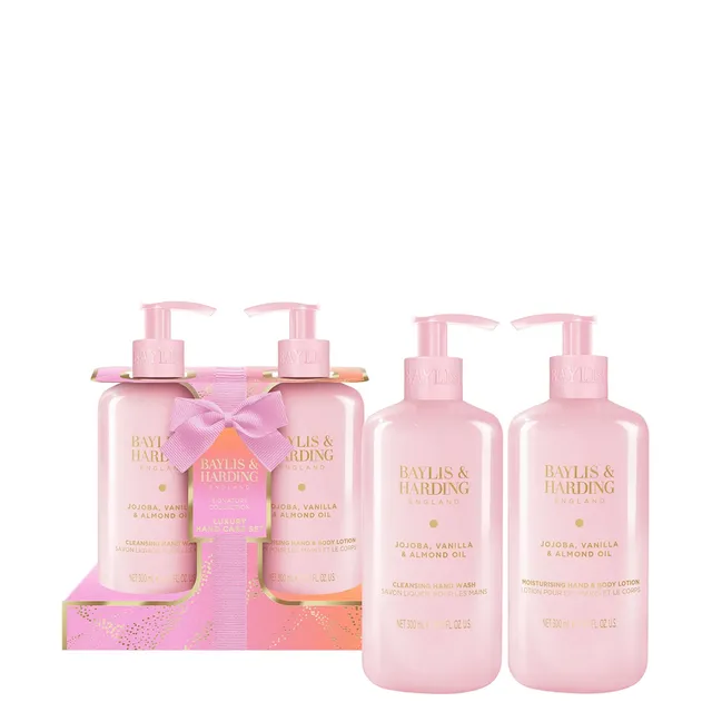 BAYLIS & HARDING Jojoba, Vanilla & Almond Oil Luxury Hand Care komplekt