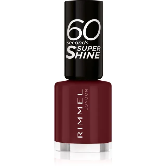 Rimmel 60 Seconds Super Shine Küünelakk varjund 340 Berries And Cream 8 ml