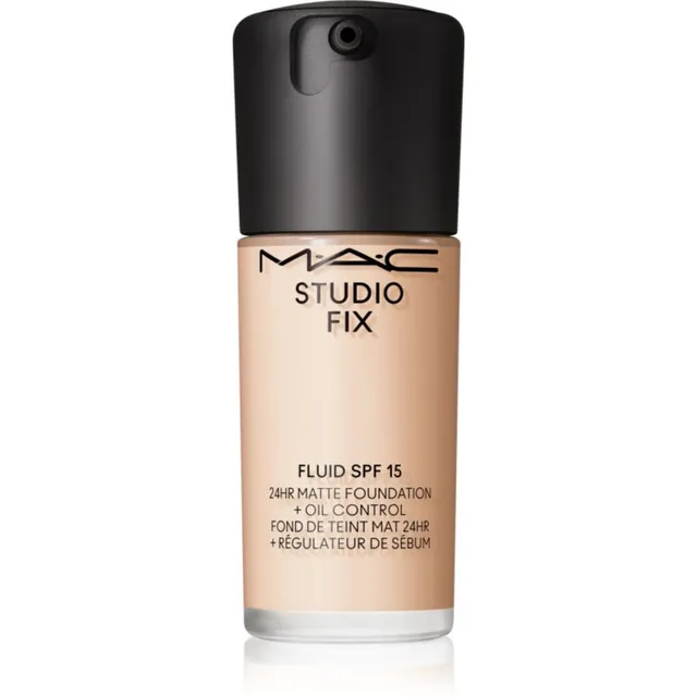 MAC Cosmetics Studio Fix Fluid SPF 15 24HR Matte Foundation + Oil Control Matistav jumestuskreem SPF 15 varjund NC5 30 ml