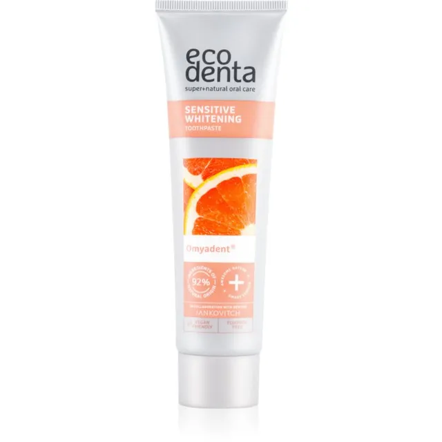 Ecodenta Sensitive Whitening Valgendav hambapasta tundlikele hammastele 100 ml