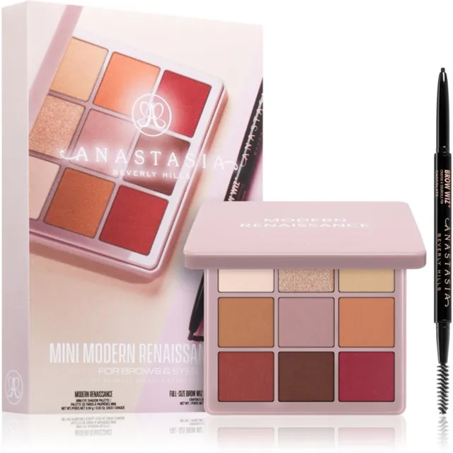Anastasia Beverly Hills Mini Modern Renaissance Set Kinkekomplekt silmadele ja kulmudele varjund Dark Brown Pencil