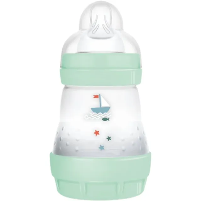 MAM Perfect Star Anti-colic Bottle koolikuid ennetav pudel 0m+ Mint 1 tk