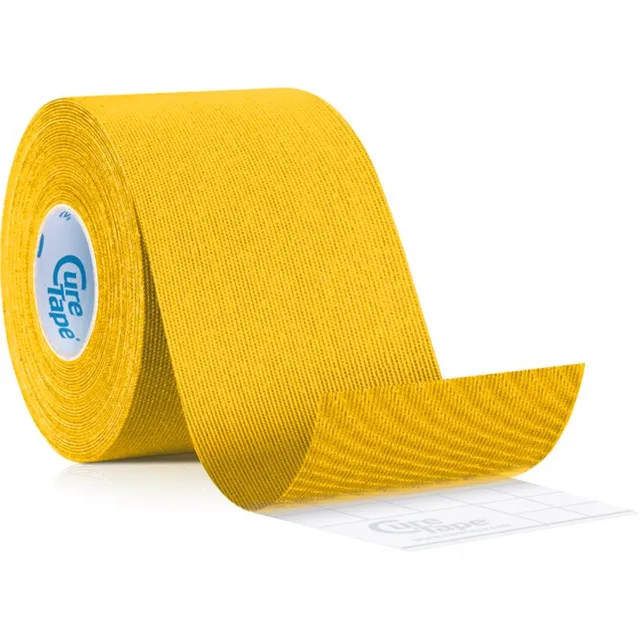 CureTape® Classic fikseeriv sporditeip värv Yellow 5 m