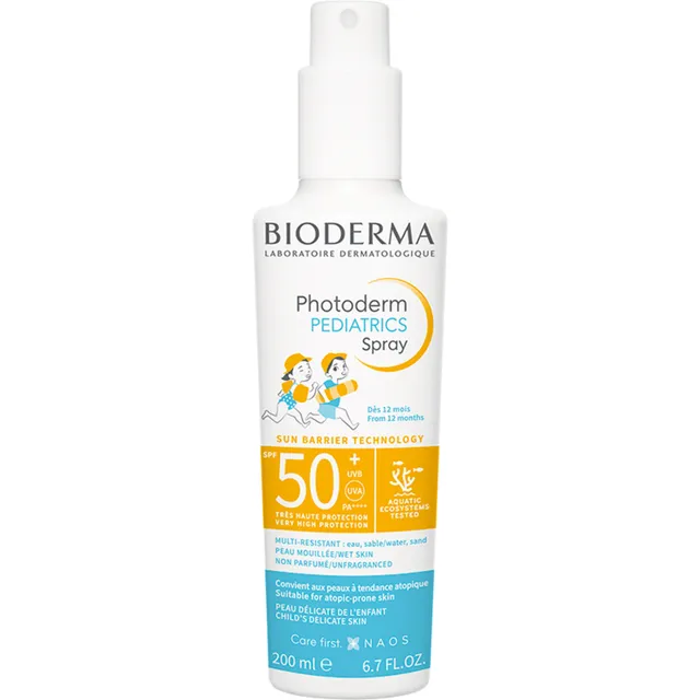 BIODERMA PHOTODERM PÄIKESEKAITSESPREI LASTELE SPF50+ 200ML