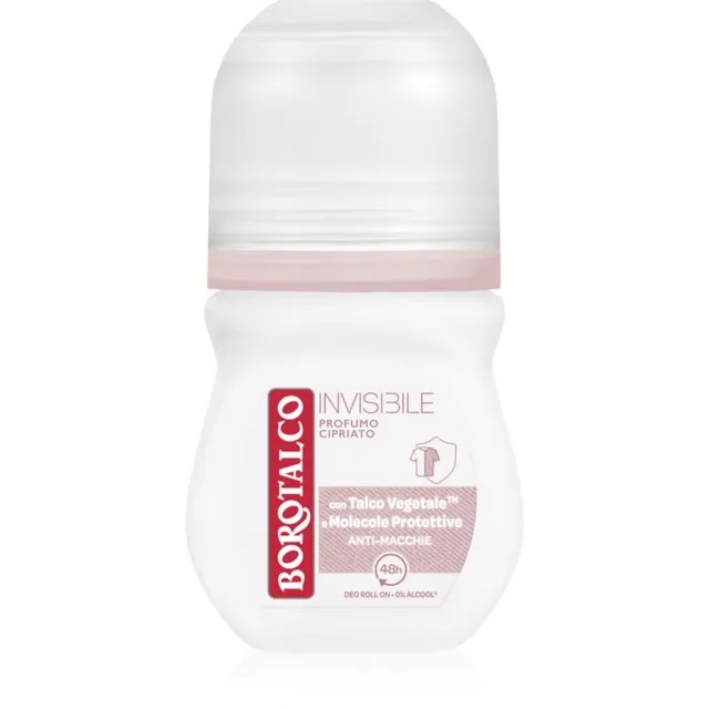 Borotalco Invisible Soft Rulldeodorant 48 tundi 50 ml
