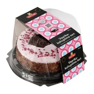 Vaarika-Kohupiima Tort 400g