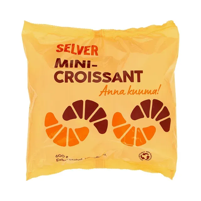 Mini-croissant võiga XL, SELVER, 600 g