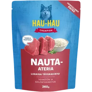 Hau-Hau Champion lihakonserv koerale 260 g