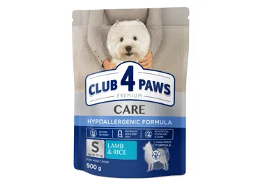 Koera kuivtoit CLUB 4 PAWS lamb-riis900g